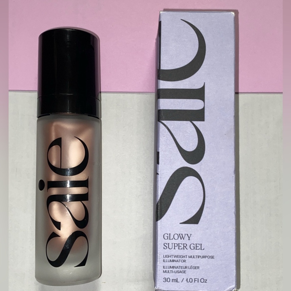 Saie Glowy Super Gel - Radiant Cream Primer ROSEGLOW - 3 FREE SAMPLES INCLUDED